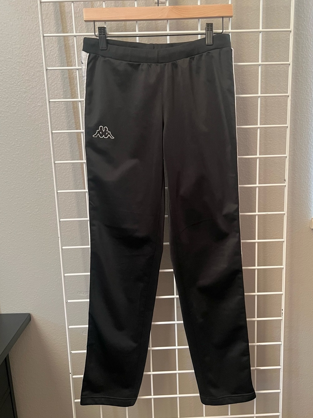 Kappa Womens Logo Track Pants Black White - Picture 7 of 10